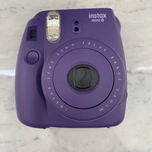 Instax Mini 8 Purple Camera includes 2 film packs
